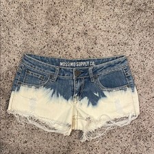 Mossimo Supply Co. Y2K Low Rise Jean Shorts Size 1