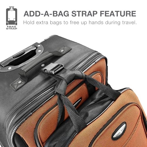 TRAVEL SELECT AMSTERDAM 25-INCH SOFTSIDE EXPANDABLE ROLLING UPRIGHT LUGGAGE