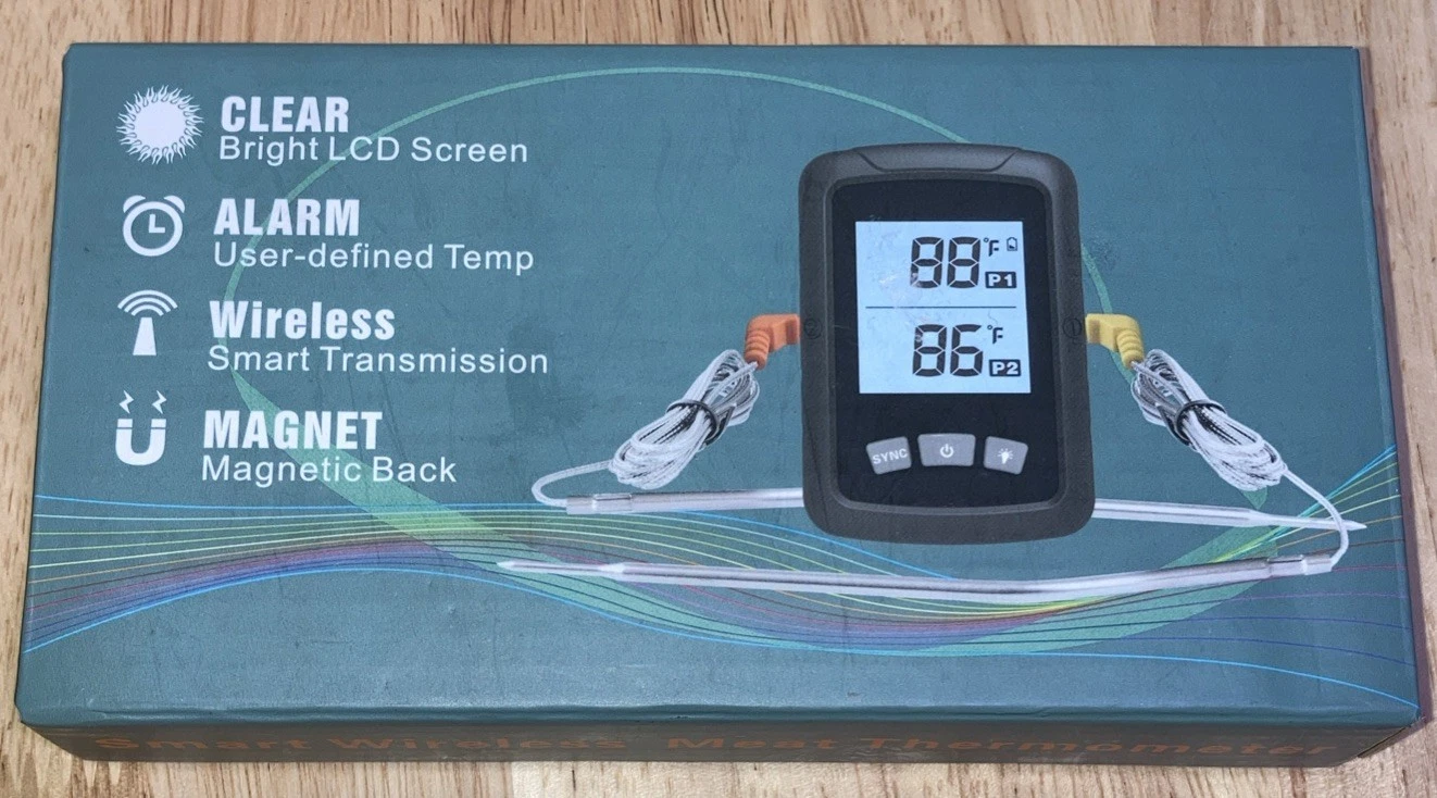 Smart Bluetooth Wireless Meat Thermometer: Instant Read Food Thermometer ±1°F