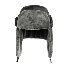 Heated Trapper Hat Winter Hat for Women Men with Ear Flaps Winter Warm Hat