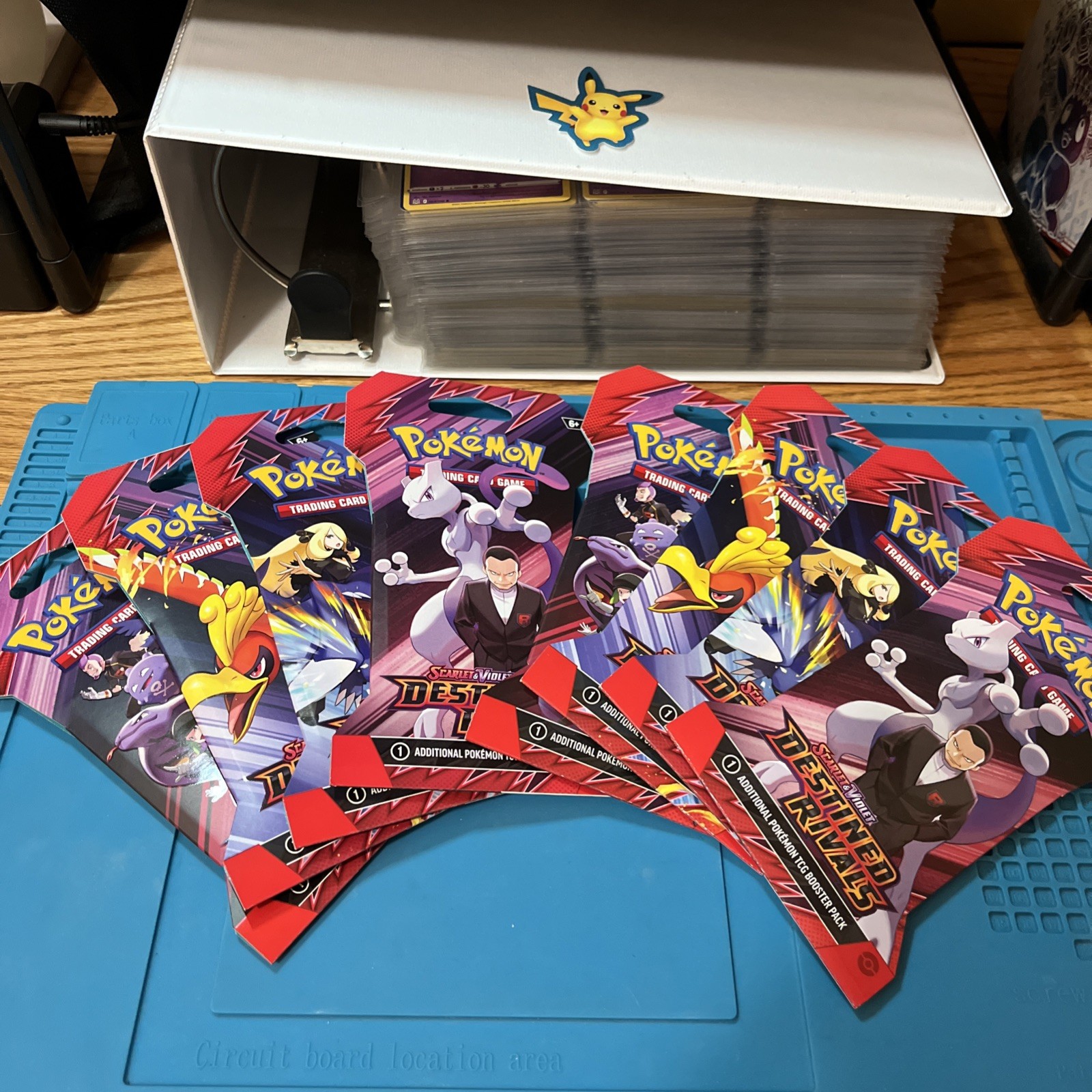 Pokémon TCG Destined Rivals Sleeved Booster Packs Sealed 8 Pack Lot