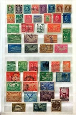 71 different stamps from the Caribbean