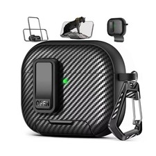 Carbon Fiber Pattern Case Cover for AirPods 4th Gen 2024/AirPods Pro 2nd Gen