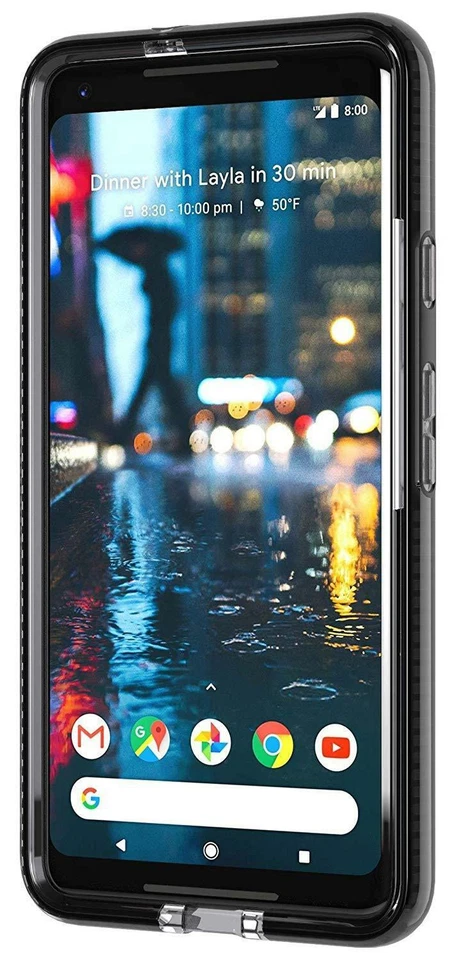 Tech21 Black Smoke EVO Check Anti-Shock Case TPU Cover for Google Pixel 2 - Image 4 of 4