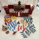Vintage 1960’s RARE Fort Apache Plastic Playset w/over 100 figures!