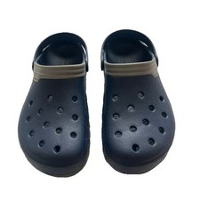 Crocs Classic Clogs Unisex W11 M9 Blue  Gray Comfort Water Friendly Casual