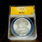 1891 Morgan Silver Dollar ANACS MS62