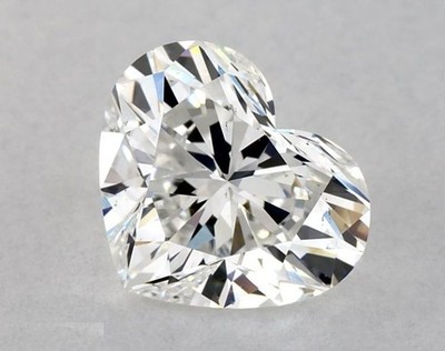 Heart Cut 1.50 Carat Cert. AGI Natural Mined Diamond Loose E color VS1 clarity