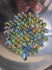 Vintage Lot Of Cats Eye Marbles 1 LB. F