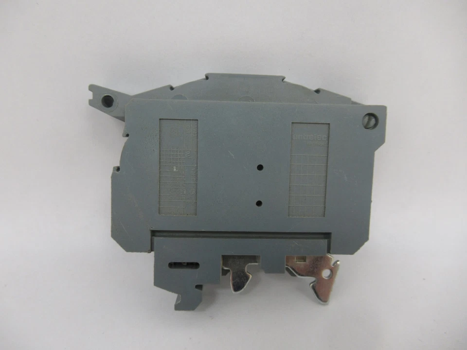 Entrelec M10/13 Blue Fused Terminal Block DIN Compression Clamp w/LED USED - Image 2 of 3