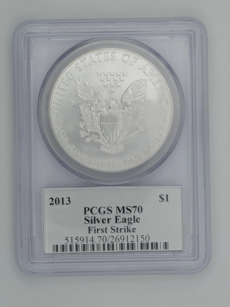 American Eagle MS 70 Graded 2013 Silver Bullion Coins for sale | eBay