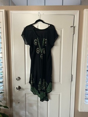 Green/black dress from Mexico