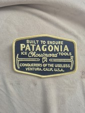 Patagonia Embroidered Logo Patch Iron-on Applique Retro Outdoor Gear Hat Jacket