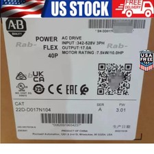 Allen-Bradley 22D-D017N104 New Factory Sealed 22DD017N104 Free Shipping PLC 1PC