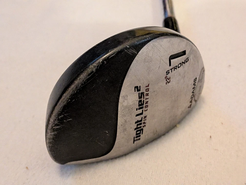 Adams Golf Tight Lies 2 Hybrid 22° (7-Wood) Reg Flex Steel Shaft Used Golf Club - Image 3 of 4