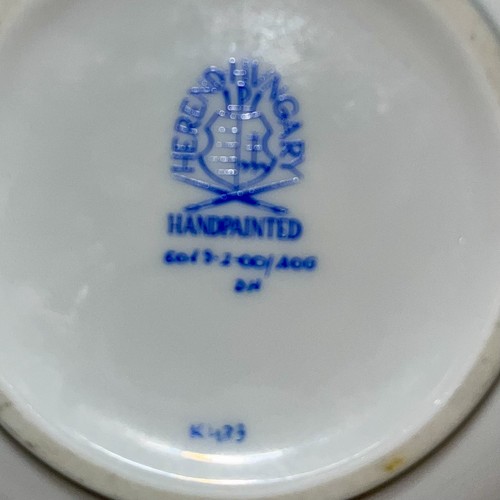 Herend Hungary Chinese Bouquet Rust Trinket Box Dish BOTTOM ONLY - Picture 6 of 6