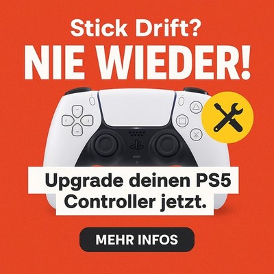 PlayStation 5 - Express Stick Drift Hall Effect Reparatur PS 5 Paddle umbau TMR