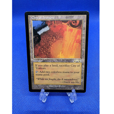 City of Traitors Exodus RARE Land Regular English Magic: The Gathering Card MTG