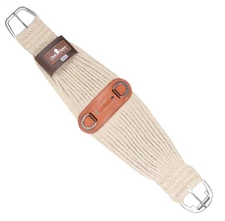 NEW CLASSIC EQUINE 100% Mohair 31 Strand 34in Roper Cinch w Leather Horse NWT