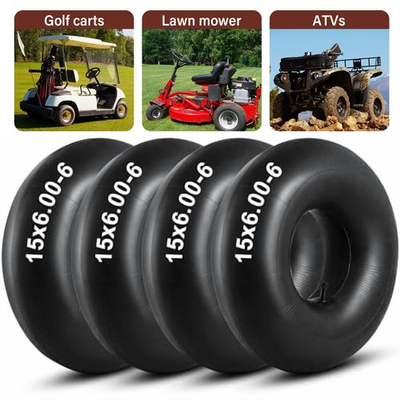 #ad 4 Pack 15x6.00 6quot; Inner Tube Replacement Tire Tubes for Lawn MowerSnow Blower $22.99