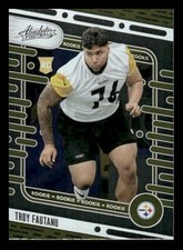 2024 Panini Absolute #120 Troy Fautanu Rookie Pittsburgh Steelers