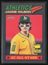 2026 Topps Heritage #17 Jacob Wilson Dark Gray