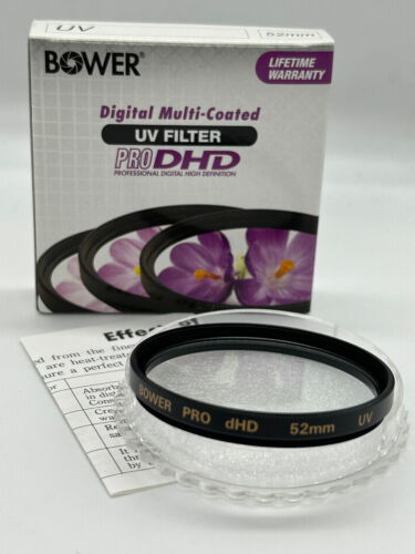 Bower High Quality Digital Multi Coated Pro DHD UV Filter 52mm Made in Japan New - Picture 1 of 4