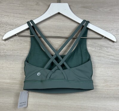 Lululemon Energy Bra Size 4 B/C Cup Medium Forest Green MEFO