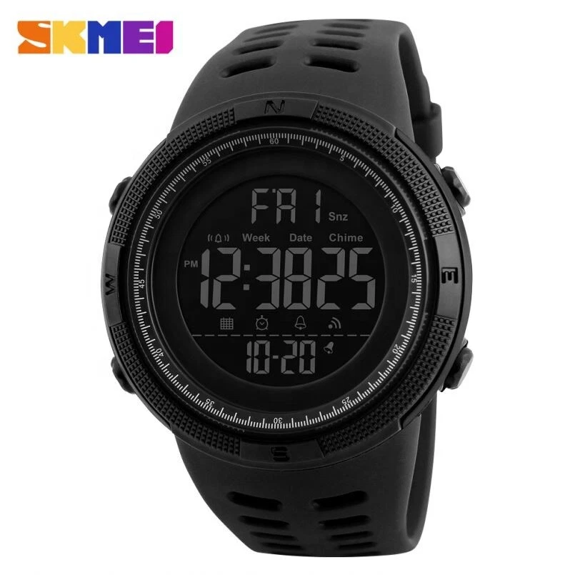 Skmei 1251 Men s Outdoor Sport Digital Face Alarm Quartz Wrist Watch US