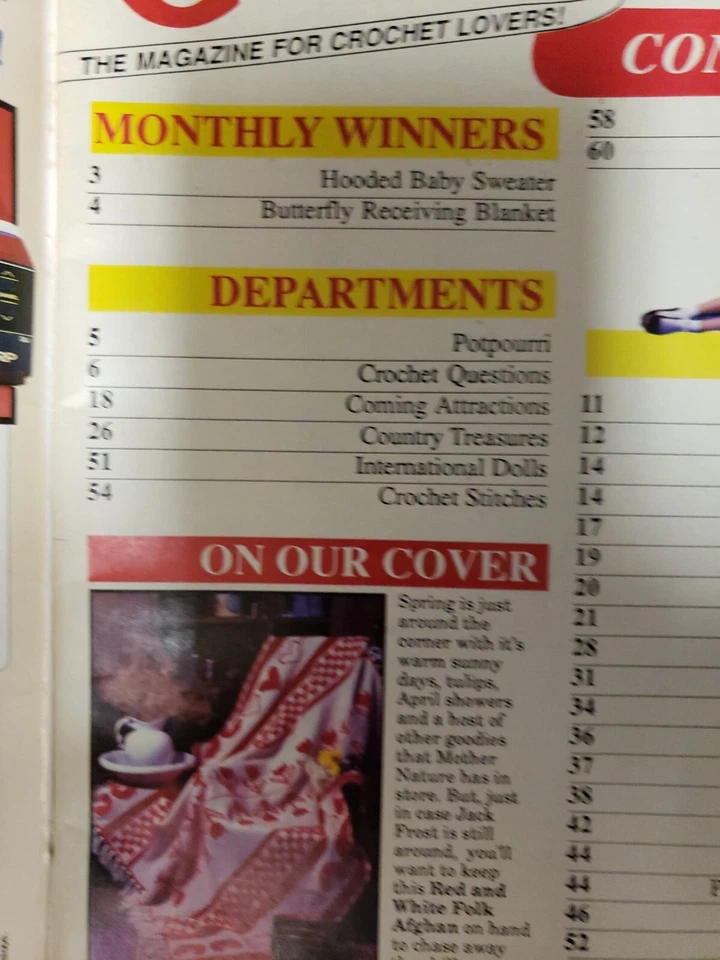 CROCHET WORLD 杂志 1988 年 4 月 — 第 4/4 张图片