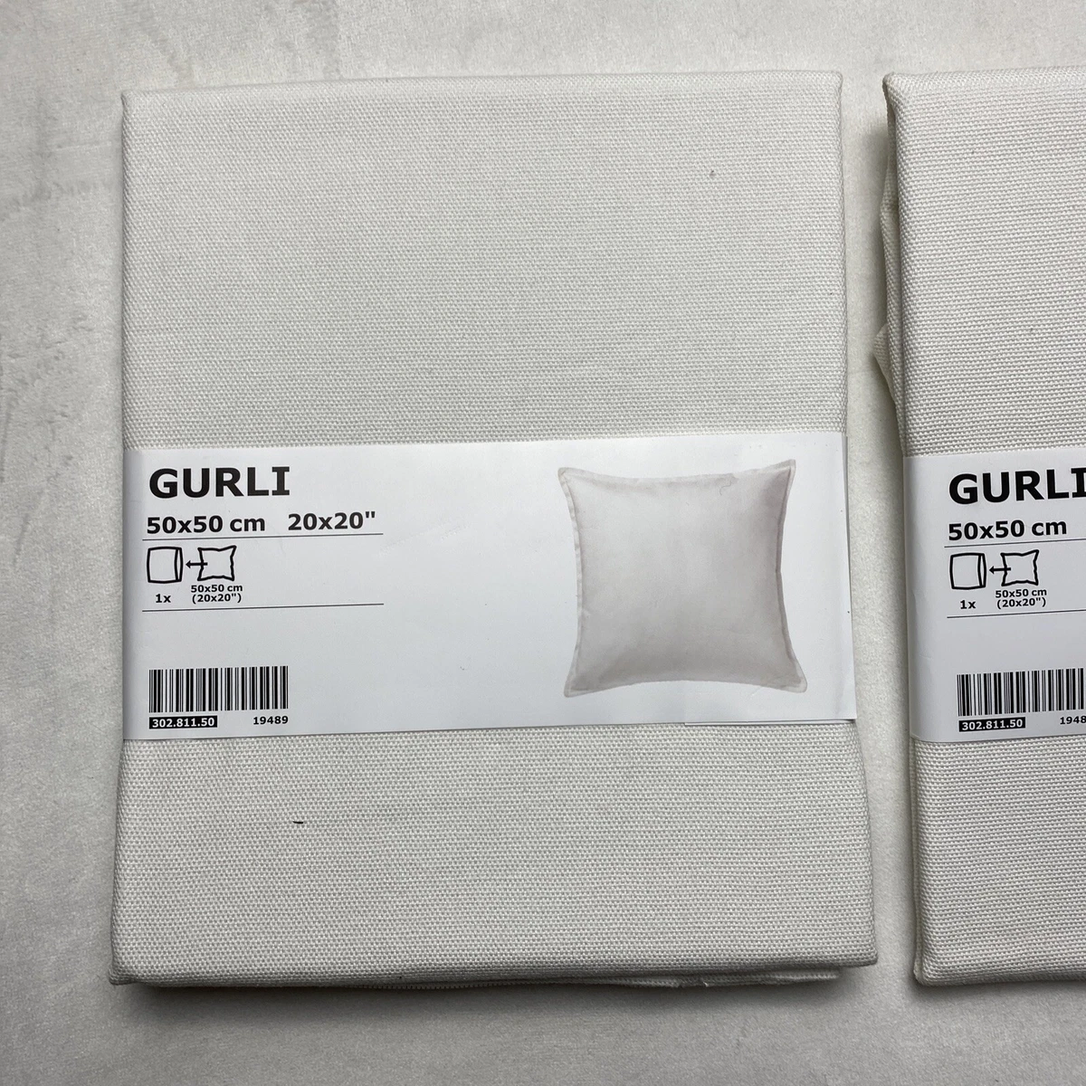 GURLI Cushion cover, white - IKEA