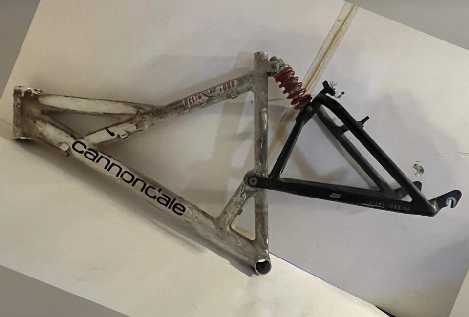 Cannondale Delta V1000 ПОЛНАЯ ПОДВЕСКА Алюминий Сделано в США 19 дюймов - Изображение 4 из 4