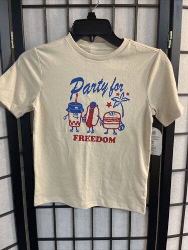 Boys “Party For Freedom” Graphic Tee Size XL(14-16) NWT! 4th Of July Shirt
