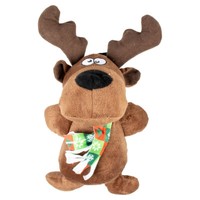Duvo+ Hundespielzeug Xmas PlüSch Rentier Braun 23X26Cm FüR Alle Hunde