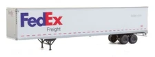 Walthers HO Scale ~ 53' Stoughton Trailer 2-Pack ~ FedEx Freight ~ 949-2452