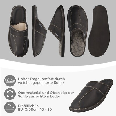 JOIX Pantofole Uoo Invernali Da Casa Ciabatte Pelose Calde Da Casa - Foto 3