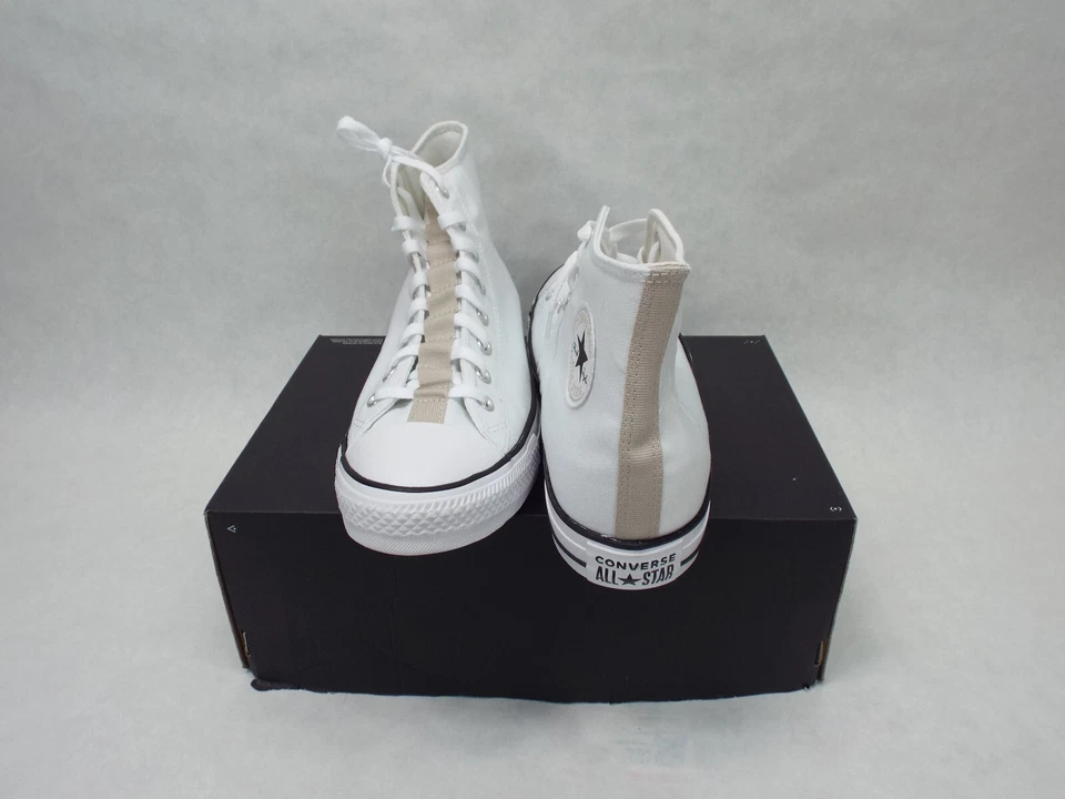 Nuevos zapatos veganos Converse Chuck CTAS Pro Hi blancos negros para hombre 13 precio de venta sugerido por el fabricante $70 170131F Foto 3 de 4