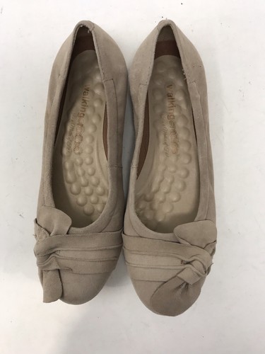 Ballerines Report Femmes Beige à Studs Et Nœud - Taille US 7 M (Medium) - Occasion En Excellent état