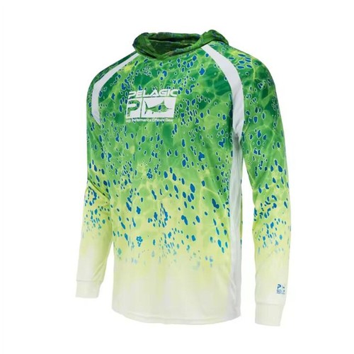 Mens Lure Fishing Clothing Hoodie UPF 50+ UV Proof T-Shirt Long Sleeve Tee Tops - Picture 8 of 9