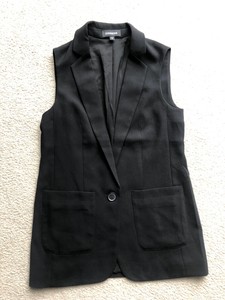 express sleeveless blazer
