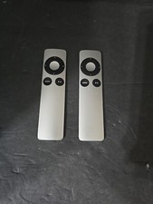 Lot Of 2 Genuine Apple TV Remote Control A1294 Apple TV 2nd 3rd Gen Silver