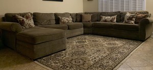 Pottery Barn Pearce Sectional Sofa In Everyday Suede Orlando Area