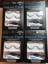  4pk Ardell Deluxe Pack Lash Kit; 2 pairs of 110 lashes, Duo Glue,  Applicator