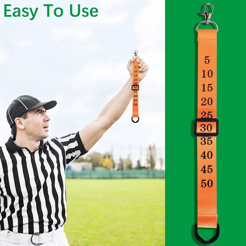 Football Referee Gear Referee Chain Clips Kit Football Yard Markers