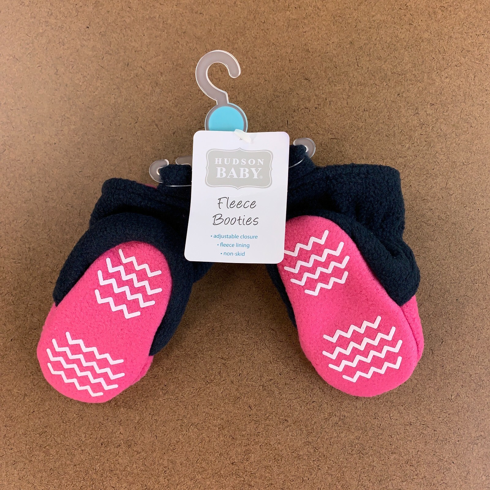 Hudson Baby Girls Size 0-6 Months Two Tone Pink & Navy Fleec