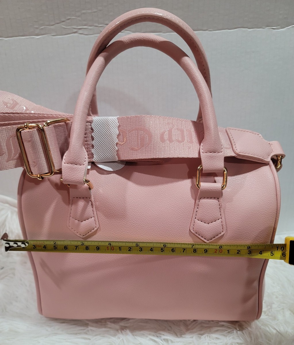 【JUICY COUTURE】IRIS ロゴ 2WAY コットン クロスボディバッグ JUICY COUTURE Bag Obsession Crossbody Women Purse - Pink w