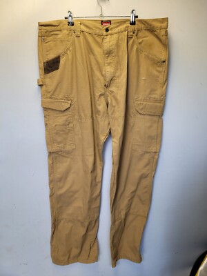 Wrangler Workwear 42x32 Tan Pants Men Cargo 2333