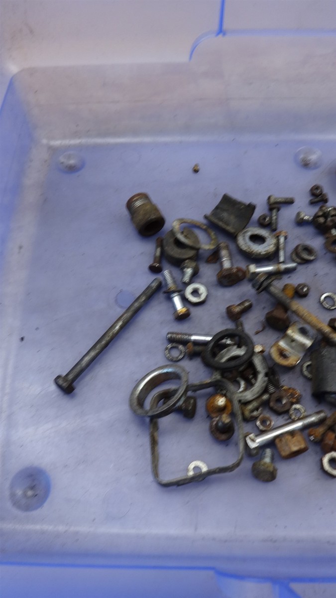 1966 bridgestone bs175 dual twin S759~ misc hardware nuts bolts