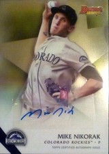 2015 Bowman's Best MIKE NIKORAK Auto 