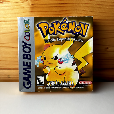 RARE BRAZILIAN VERSION! Pokémon Yellow Gameboy Color RARE BRAZILIAN VERSION! Pokémon Yellow Gameboy Color